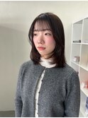 顔周りレイヤー/ミディアムヘア