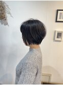 大人可愛い襟足スッキリ小顔ショート　30代40代50代　志木