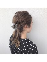 ニューカマー バイ ヘッドライト シブヤ(NEW COMER by HEADLIGHT shibuya)&nbsp;グレージュ×セミロングレイヤー