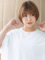 カバーヘア ブリス 志木南口駅前店(COVER HAIR bliss)&nbsp;カーキベージュ似合わせカット小顔丸みショート315X志木20代30代