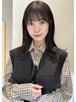 トリッカ 銀座(tricca)&nbsp;艶髪/ストレートヘア/黒髪ストレート/髪質改善/透明感カラー