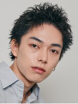 フィフス 天神大名(fifth) 天神大名スパイキーパーマメンズパーマシースルーマッシュ30代