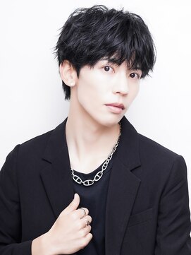 メンズショート 韓国風パーマ ニュアンスパーマ 20代 束感