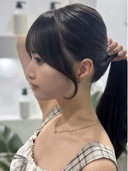 ピリオド 蒲田(Period.)の写真/第一印象を決めるお顔周りのカットはお任せください◎ツヤの出やすいカットで美髪を叶えます。