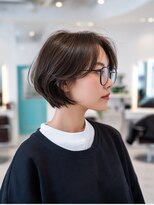 クレビアテン(CreBiA ten_)&nbsp;ショートレイヤー/ココアブラウン/艶髪