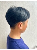 ヘアデザイン エソラ(hair design esora)&nbsp;メンズ刈り上げセンターパート×ニュアンスパーマ