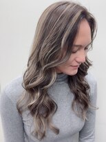 シャルムパリス(charme paris) レイヤーカット ハイライト 白髪ぼかし 30代40代50代
