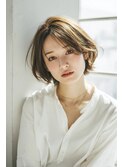 ひし形ショートボブ×レイヤー×ミセス×東川口