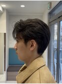 メンズ/メンズカット/眉毛/眉カット/センターパート