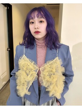 ニコフクオカヘアーメイク(NIKO Fukuoka Hair Make) ラベンダーカラー/ラベンダーグレージュ/ブルーラベンダー