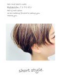 ハンサムショートハイライト
