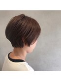 奥行きショートボブ
