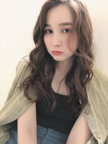 チョビー 銀座(chobii)&nbsp;グレージュ/デジタルパーマ/透明感/ケアカラー/ルーズ/高柳