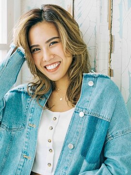 プロデュース 相模原店(Produce) ヌーディーカラー☆グラマラスカール♪セミディ