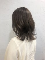 シェノン 西梅田(CHAINON)&nbsp;大人かわいい/美髪/こなれミディ/くびれヘア/グレーベージュ