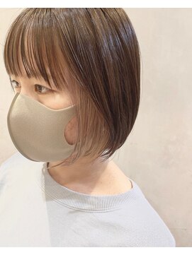 アリエッタ アザブ(ARIETTA AZABU) 《デザインカラー 》インナーカラー 切りっぱなし ミニボブ☆