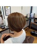 【LOPE hair Richel】オーハシ/前下がりショート+ハイライト