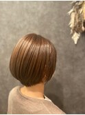 丸みのあるshort bob