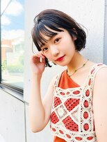 メーヴェ(Mowen) mowen 南堀江　丸みショート×アッシュカラー×外国人風
