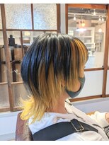 クリーム(CREAM) ウルフ　ブリーチ　インナーカラー　ハイトーン
