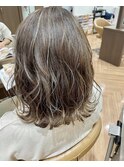 縮毛矯正　ゆるふわヘアスタイル　大人可愛い[30代/40代/50代]