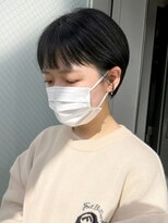 アイティーバイアルバム 藤沢店(IT by ALBUM) アッシュブラックフレンチカジュアルグレージュカラー_ba441601