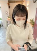 前髪カットでイメージチェンジ