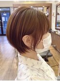 丸みショートとラテカラー◎