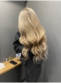 #プルシール#エクステ#ハイトーンロング