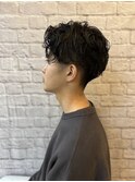 大人パーマ×濡れ感セット【新宿/理容室/バーバー】