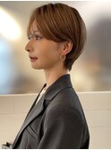 大人可愛い/大人ショート/小顔似合わせカット/ひし形ショート