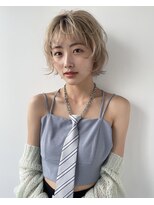 テルヴェ(Terve)&nbsp;【Terve.】ミルクティーベージュ×ウルフボブ