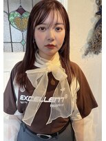 ルシュカイチマルニ(Rasca102)&nbsp;ミディアムヘア/ブラウンカラー/ツヤカラー