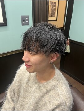 アントレース 東池袋店(UNTRACE) ゆるめ波巻きパーマ【メンズ/バーバー/理容室】