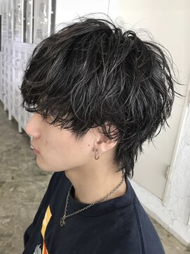 フィフス 名駅(fifth) 名古屋マッシュウルフカットツイストスパイラルパーマ緩め30代