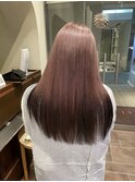 ハイトーンピンク　インナーカラーブラック