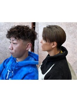 <海浜幕張/メンズsalon>ゆるいパーマ~強めのパーマまで幅広く◎[海浜幕張/幕張/Men’s/メンズカット/眉毛]