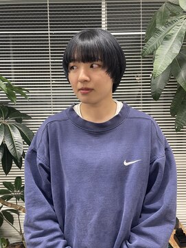 リビング 津田沼(LIVING) デザインカット/ブルーブラック[津田沼駅］