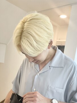 ミーム 原宿 表参道(meme) ◎ブロンドハイトーンカラーデザインカラーアンブレラカラー金髪