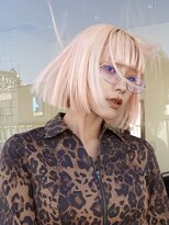 スタニング 渋谷(STUNNING.)&nbsp;レイヤー/ボブ/ケアブリーチ/ダブルカラー/ハイトーン【修】