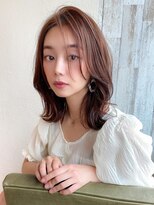 ラルユー 金山(LallYou)&nbsp;シャギーレイヤーロング韓国ワンホンヘアシースルーぱっつん前髪