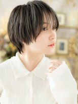 カバーヘア ブリス 大宮西口(COVER HAIR bliss) カーキグレージュ小顔束感マッシュショートc7大宮