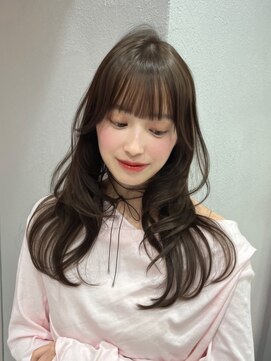 ボタン シブヤ(VOTAN SHIBUYA) オリーブグレージュ/透明感カラー/レイヤーカット/髪質改善/渋谷