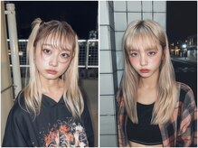 透明感×ツヤ感◎ダメージを抑えた【ハイトーンカラー】