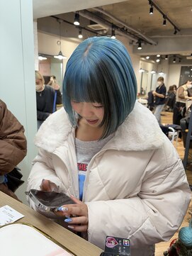 ループウエスト(LOOP WEST) 水色デザインカラー1227