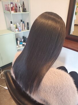 テラス(TERRACE) 骨格調整カット＋ストレートパーマ