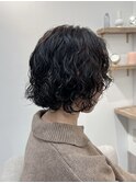 定番！ボブパーマ