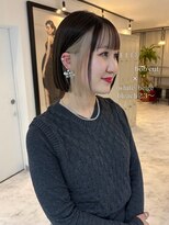 ヴィア 京都烏丸(Via)&nbsp;10代20代30代/ホワイトベージュ/インナーカラー/ボブ/ハイトーン
