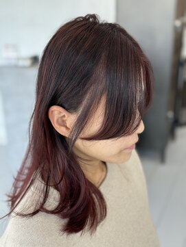 ホワイト(White) さくらピンクバレイヤージュ