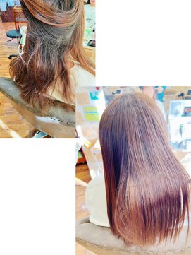 ウェーヴ アズシュガー 浜松佐藤店(wave as sugar) 地毛風ストレート×髪質改善サブリミック